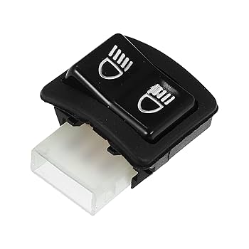 Amazon | uxcell ハンドルバー スイッチ ハイビーム ロービーム