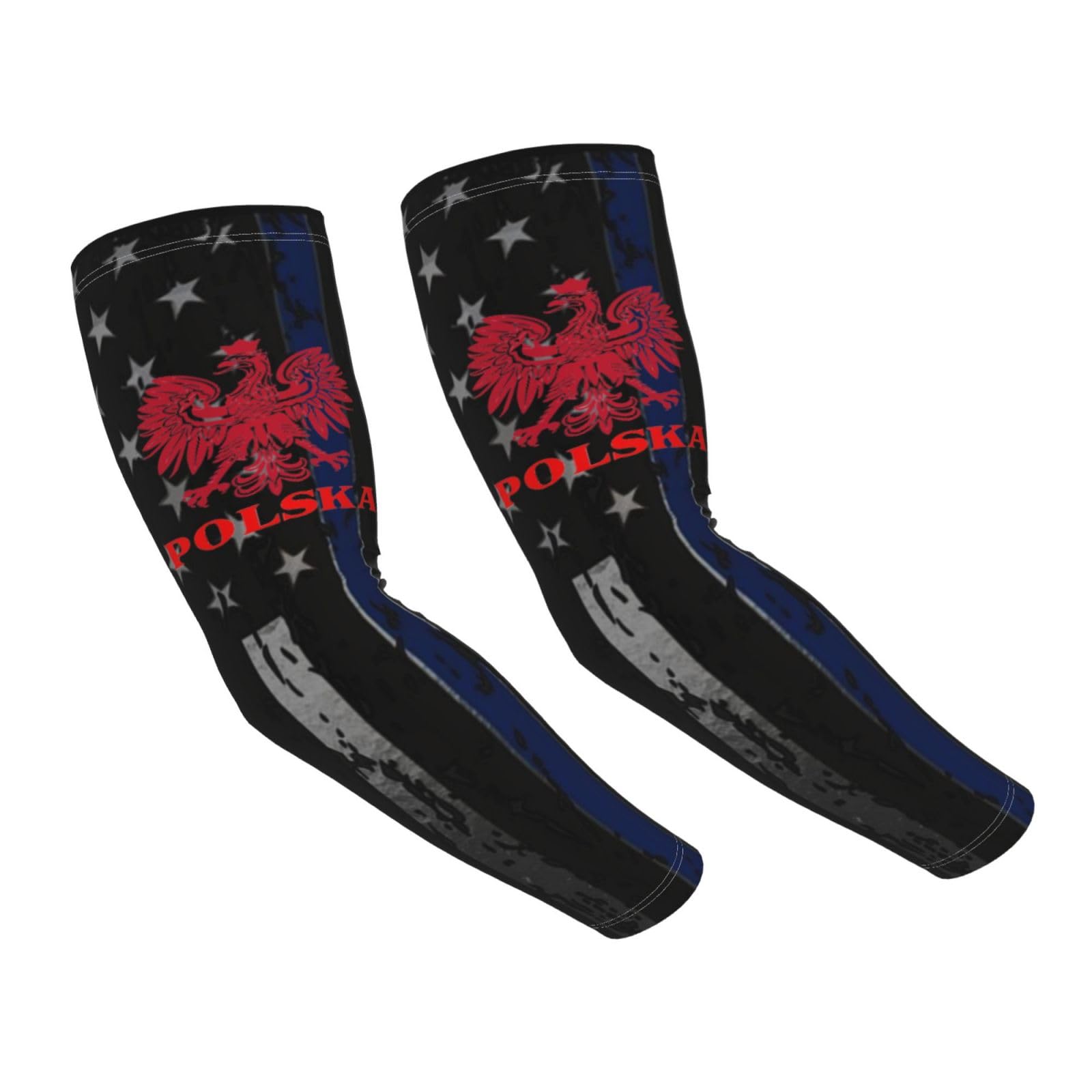 SwpWab Polska Polish Country Pride Sun-Defying Elegance Comfortable Cooling Arm Sleeves