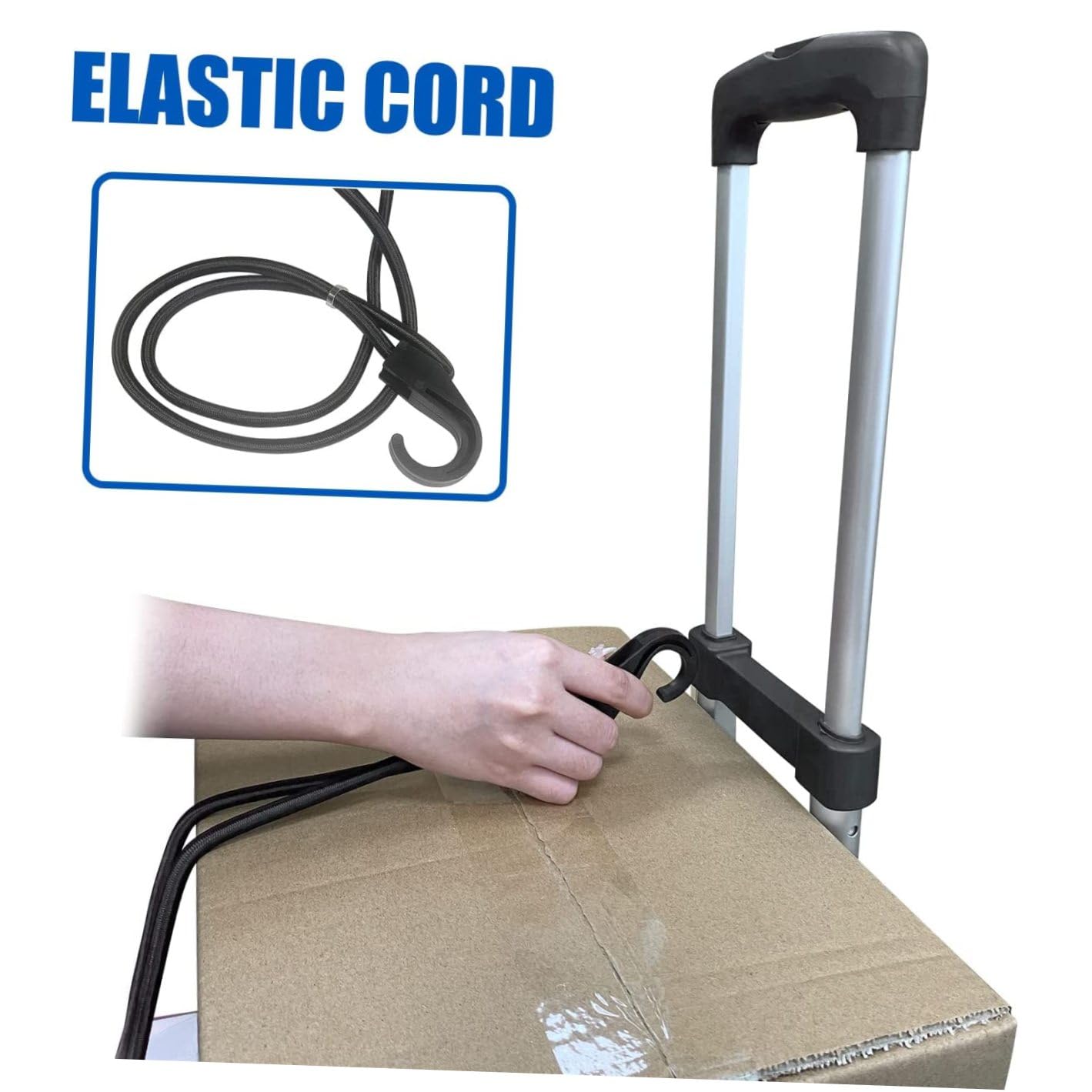 Hemobllo Carrito Plegable De Equipaje Ruedas para Camping y Viajes Ligero y Portátil para Uso Interior y Exterior
