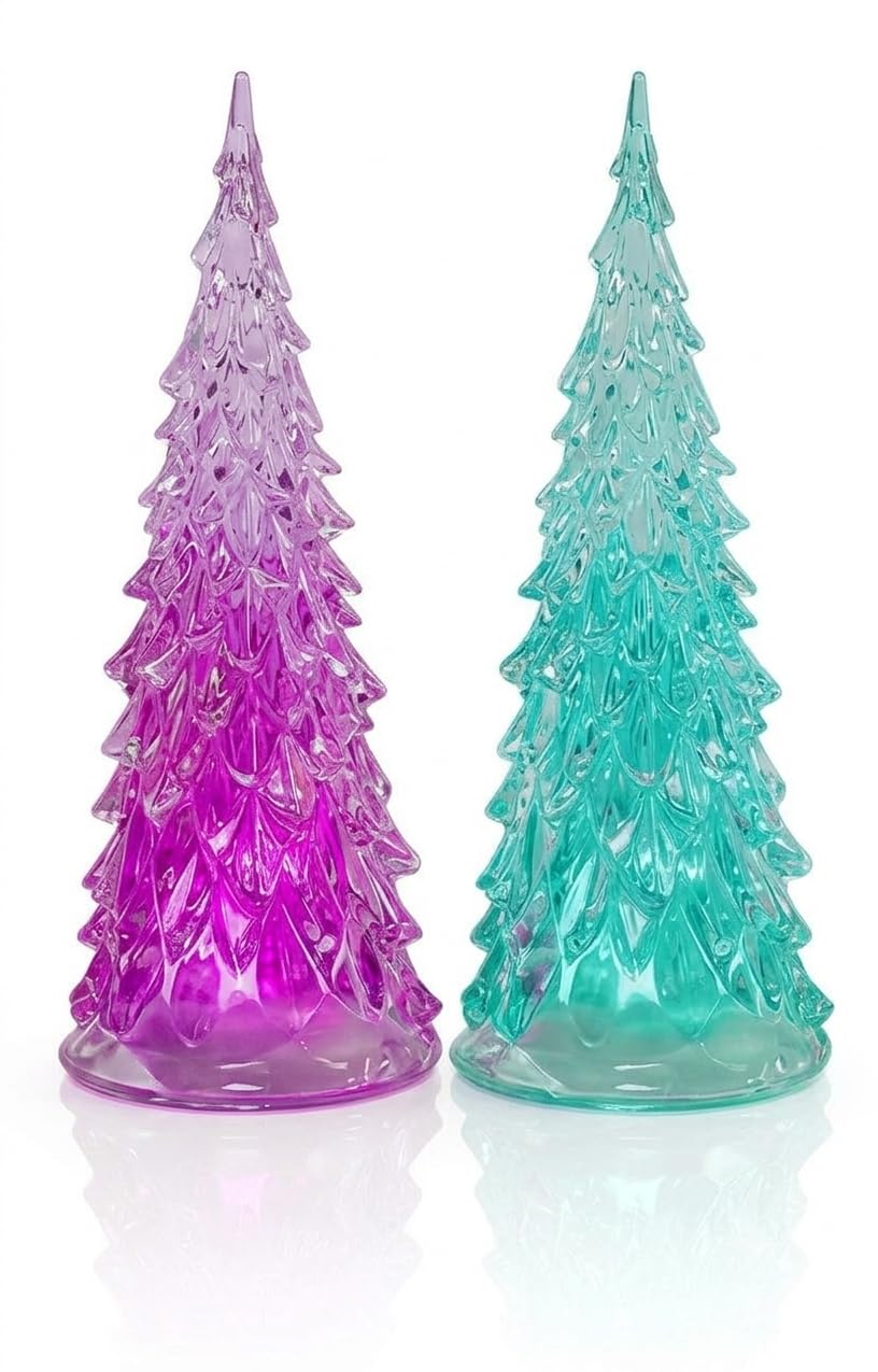 Mini Xmas Tree with LED Lights - Perfect Gift -6