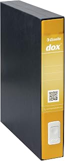 Rexel Esselte DOX 4 - Carpeta de cartón, color amarillo