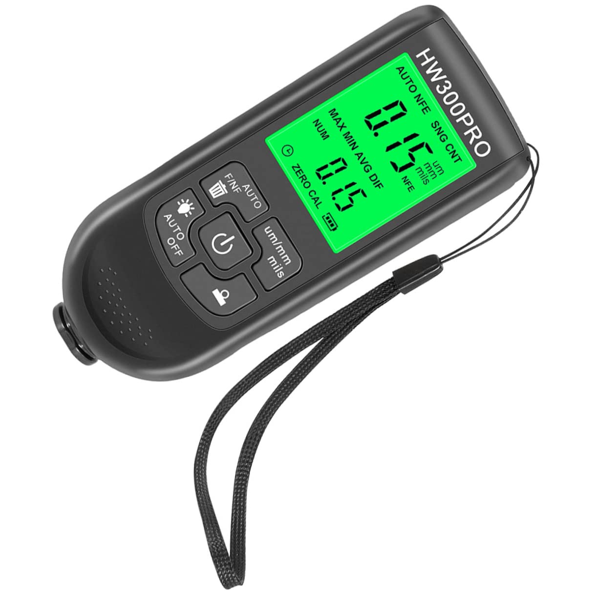 HOMOCONO Coating Thickness Gauge Paint Meter Automotive Paint Gauge Paint Thickness Meter Digital Meter for Automotive Paint Thickness Car Paint Colorimeter Paint for Cars Film Black Abs