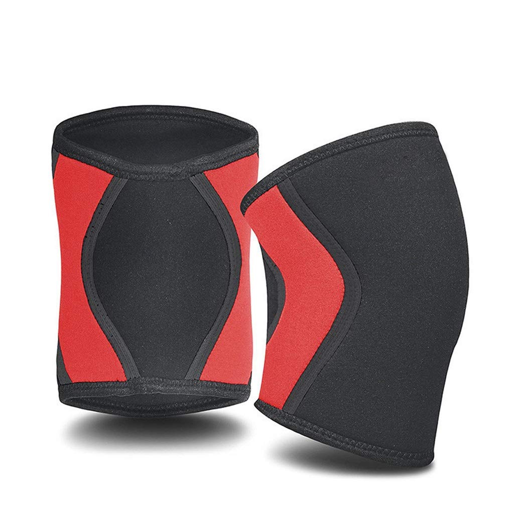 1 Paio di Ginocchiere per Ginocchiere Squat Ginocchiere per Ginocchiere in Neoprene da 7 mm ad Alte Prestazioni per pallavolo Sollevamento Pesi(3-Pack,XL)