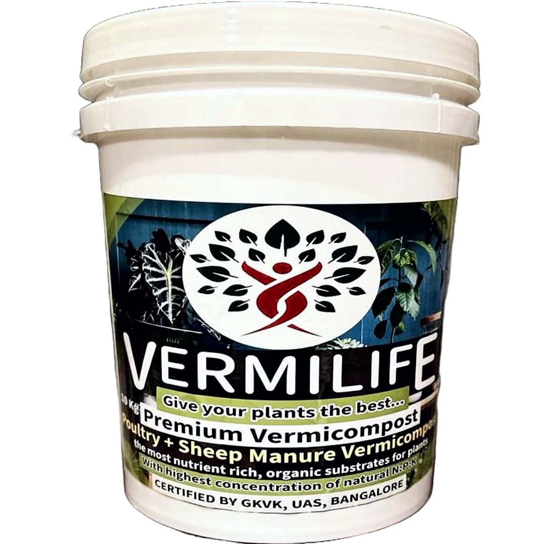 See full amazon price history chart for VERMILIFE, 10 Kgs, Poultry & Sheep Manure Vermicompost – Give your plants the best VERMILIFE, 10 Kgs, Poultry & Sheep Manure Vermicompost – Give your plants the best (B0CW1M95XH) Amazon Price History, Amazon Price Tracker
