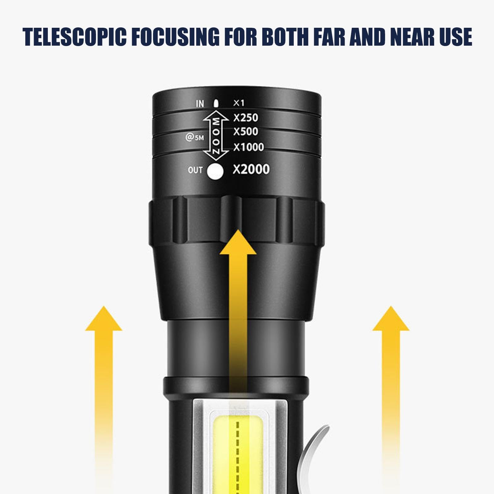 Siuyiu Lape Torche LED Ultra Puissante, Lape De Poche Rechargeable