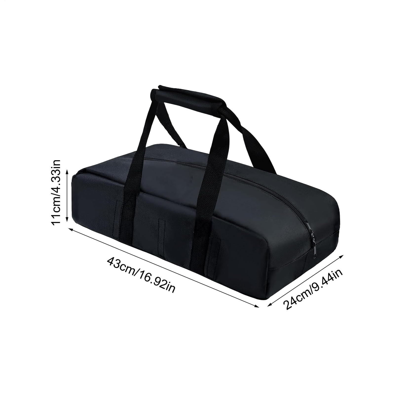 Tasche für Boccia-Kugeln – wasserdichte Tasche mit 8 Fächern, Organizer für Bälle, Tragetasche mit geteilten Trennwänden, langlebiger Behälter für Reisespiele, Strandrasen, Hof,