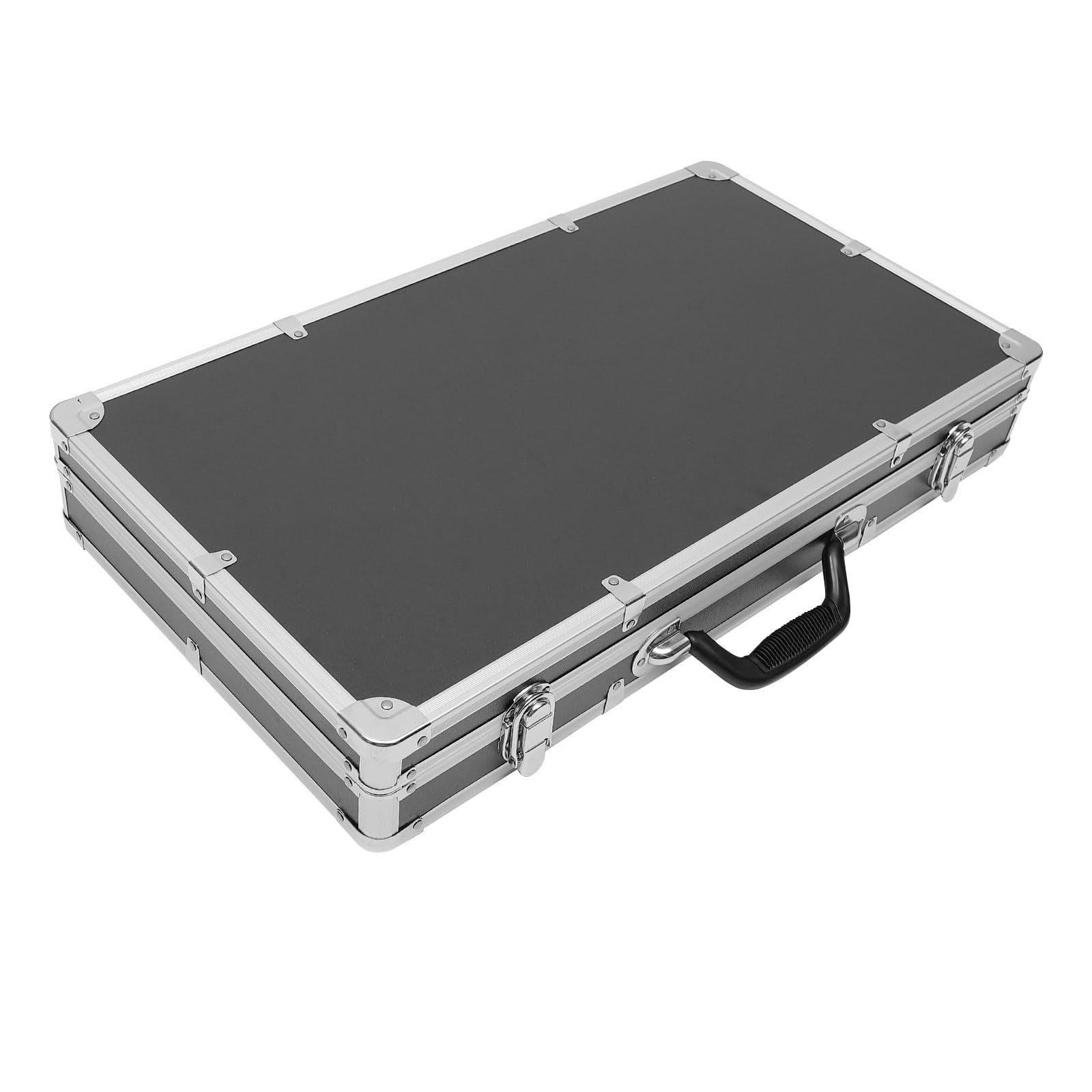 DOITOOL Aluminum Case with Foam Inserts - Aluminum Hard Case Carrying Case Metal Briefcase Professional Portable Tool Box Organizer for Test Instruments Cameras Tools Parts and Accessories