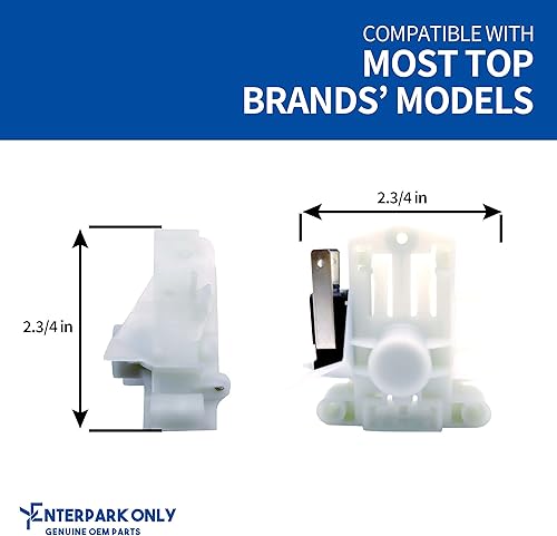 Miniatura 2 de ENTERPARK DD81-02132A DD81-01629A - Pestillo para interruptor de puerta de lavavajillas Samsung, repuesto para lavavajillas AP6287051 PS8764558
