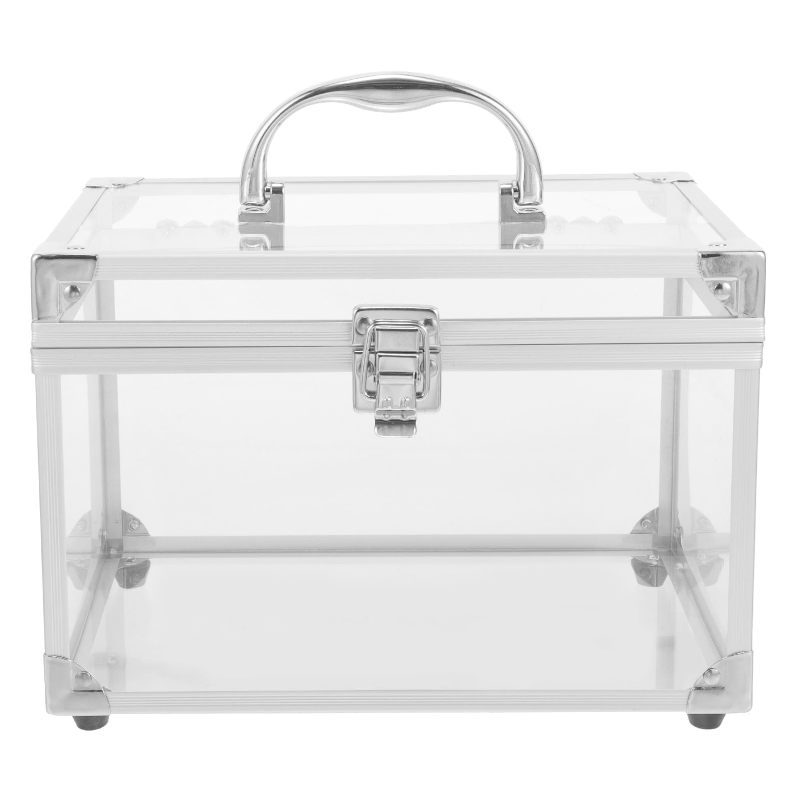 Scatola Porta Dvd Trasparente con Coperchio, Custodia Porta CD Compatta e Resistente, Organizer Salvaspazio per Casa e Ufficio, Contenitore per Dischi Facile da Trasportare