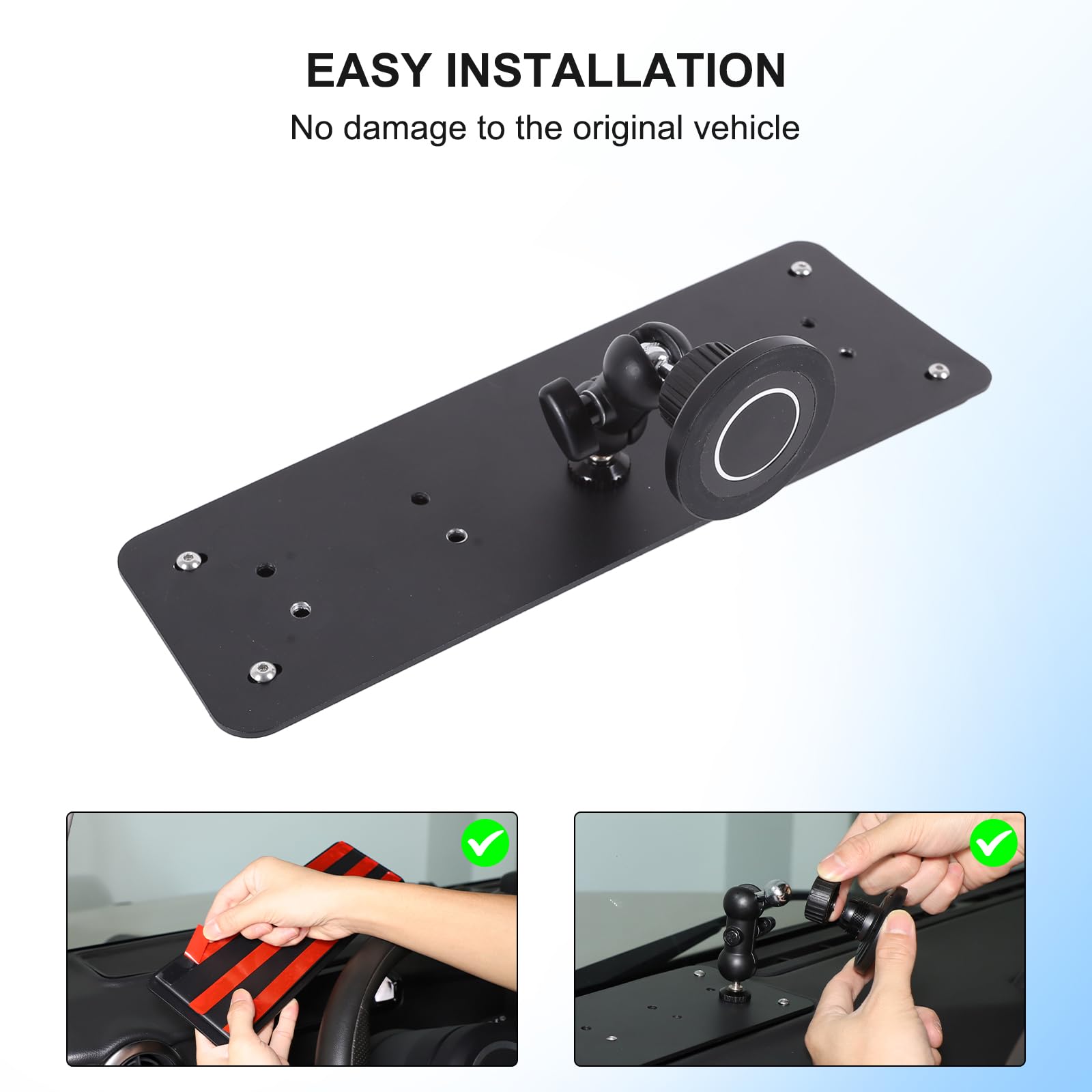 Soporte para teléfono móvil compatible con tablero de mandos INEOS Grenadier Dashboard, adaptador universal – Apto para más de 20 soportes magnéticos y cabeza de cacahuete