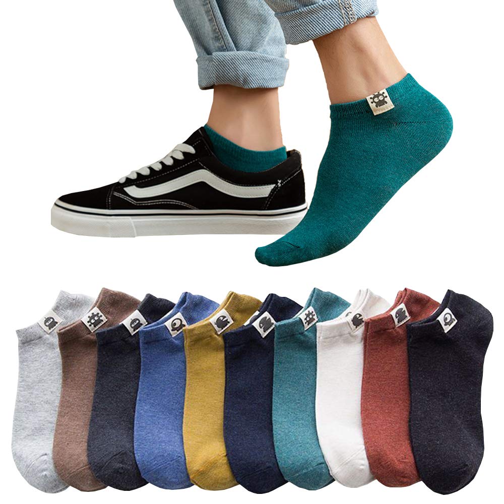 [Xiyaoer] メンズ くるぶしソックス 10足セット