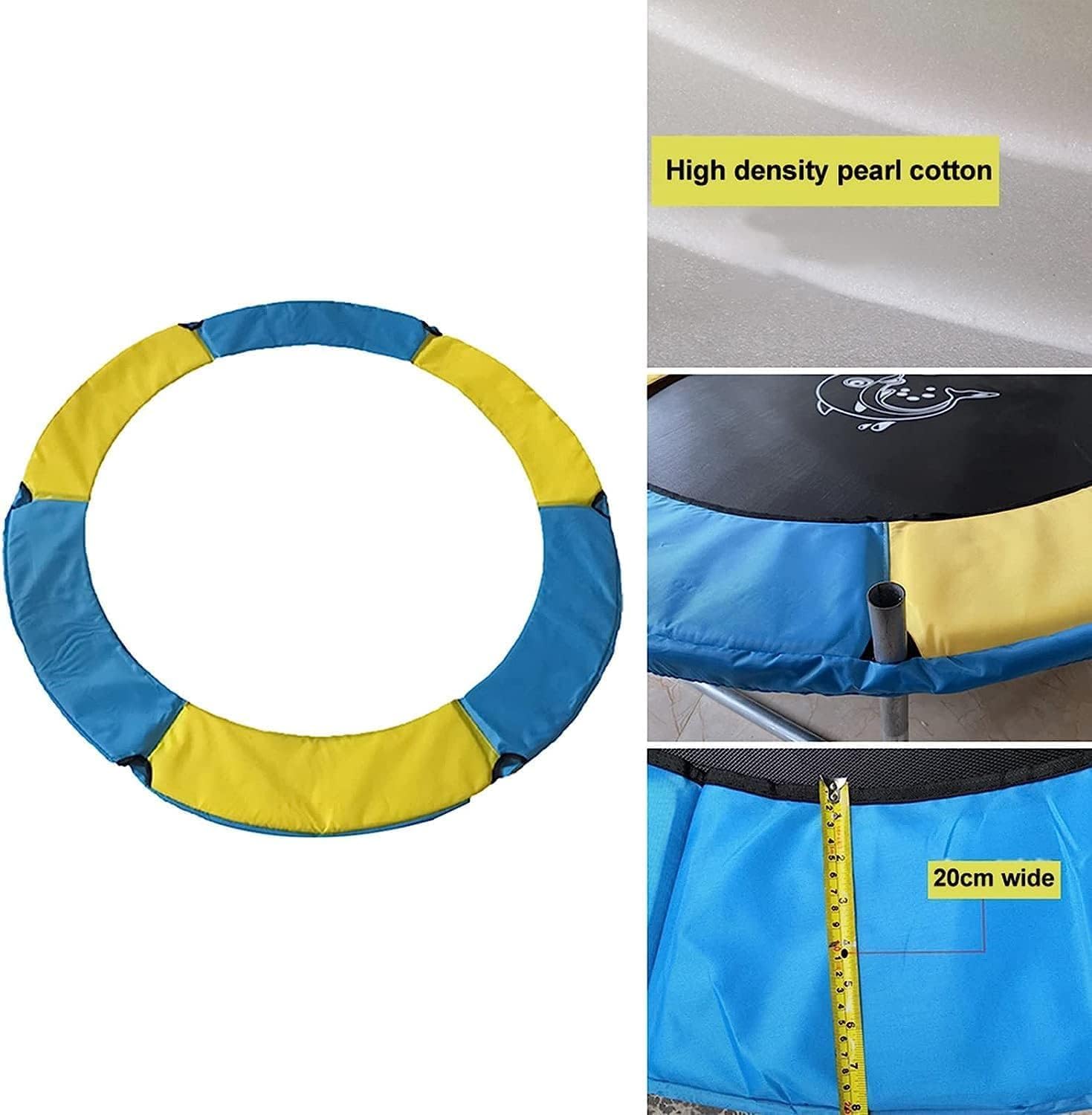 Il Cuscinetto di Sicurezza di Ricambio for Trampolino for Bambini è Adatto for 1,2 m, 1,4 m, 1,5 m di gommapiuma for Tappetino for Trampolino for Bambini