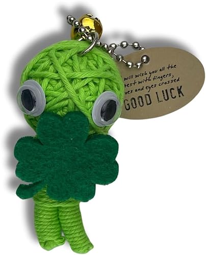 Miniatura 2 de Watchover Voodoo Llavero de buena suerte de 3 pulgadas, regalo hecho a mano para traer buena suerte y positividad dondequiera que vayas