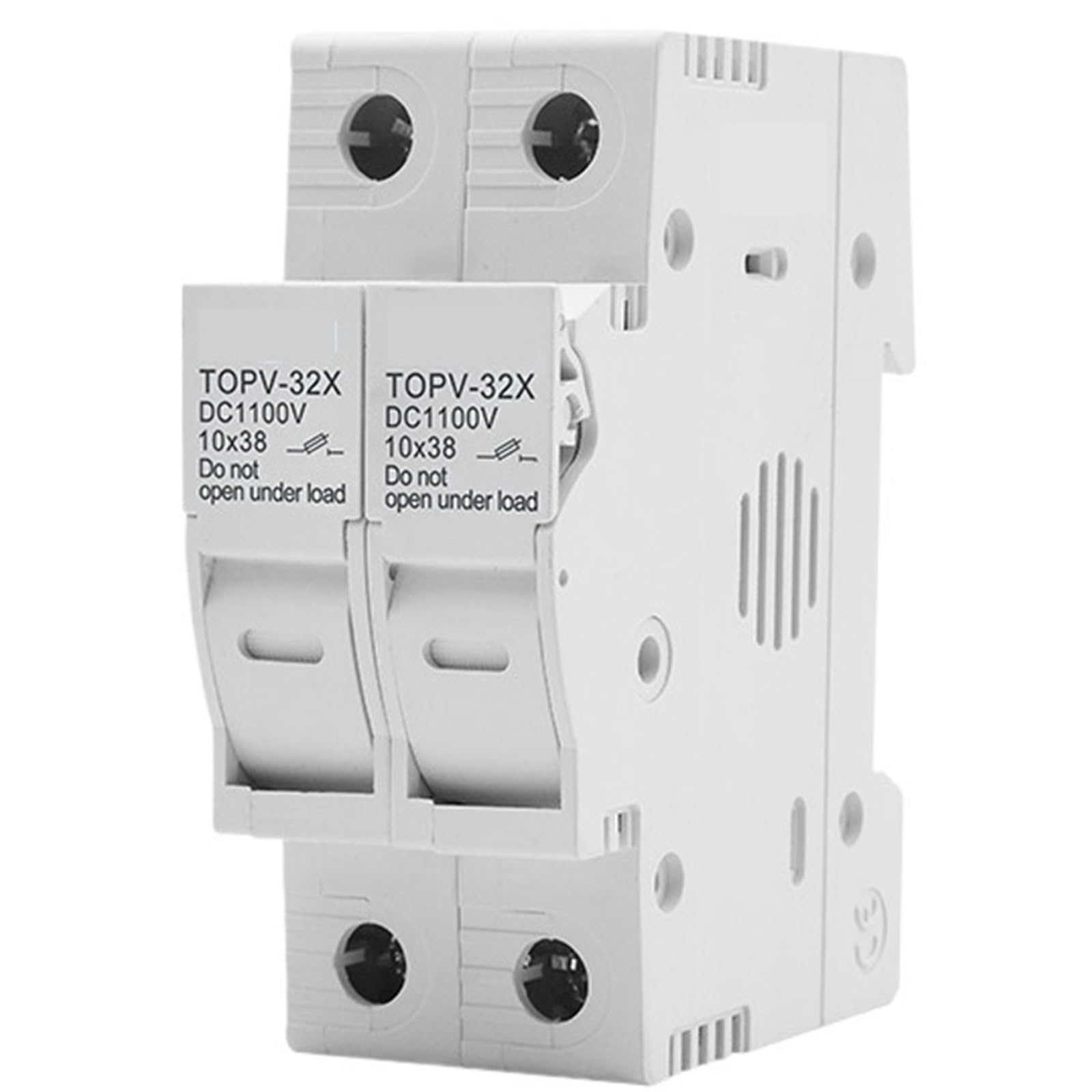 Portafusibles de CC 10 * 38 mm 1100 V TOPV-30