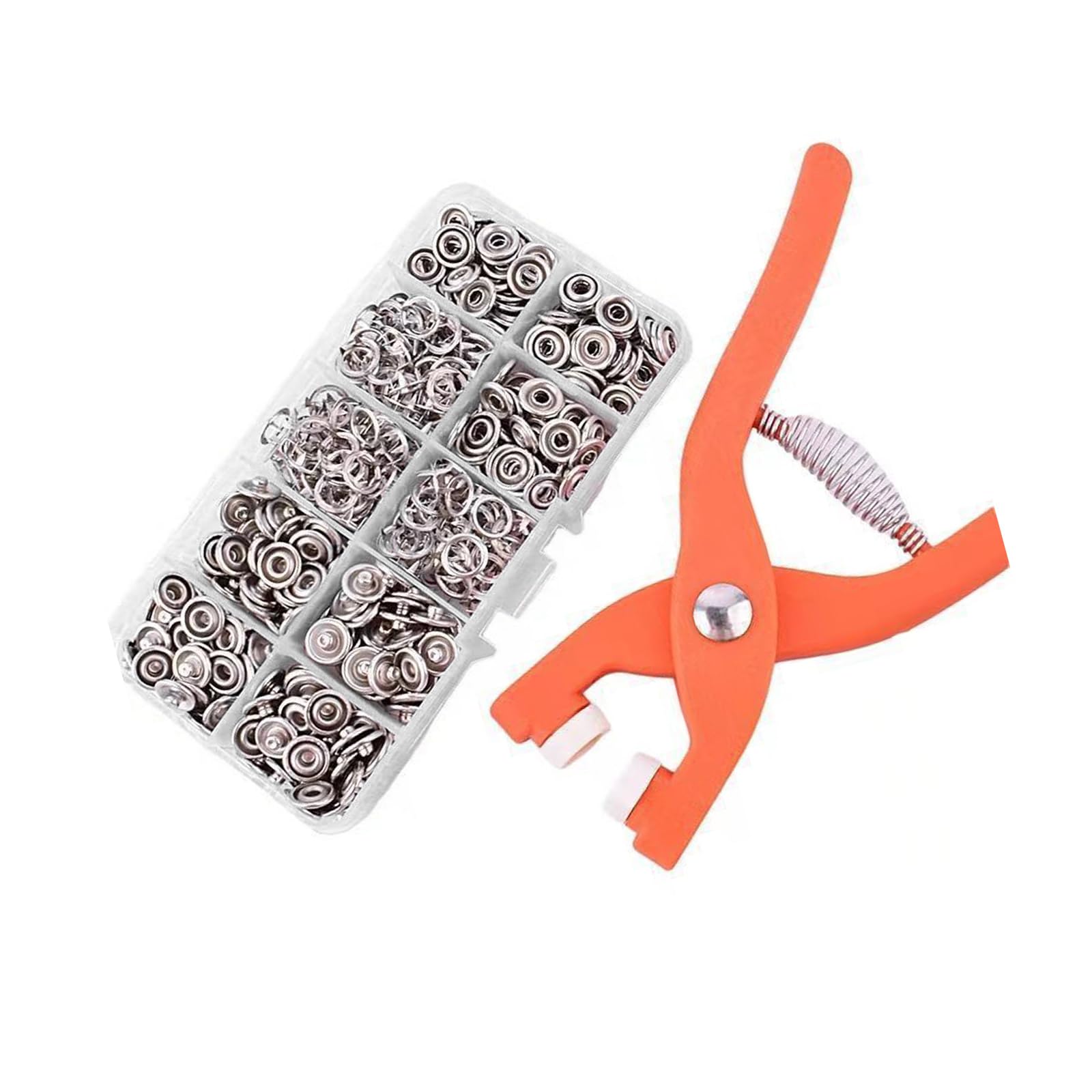 Instants Button Tool Set with Nonslip Grip Ergonomic Handle for Fabric Craft Home Sewing Needs Metal Snaps Fastener Installation Tool