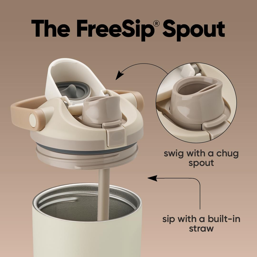 Amazon.com: Owala FreeSip Sway - Stainless Steel - 40-oz. - Tan