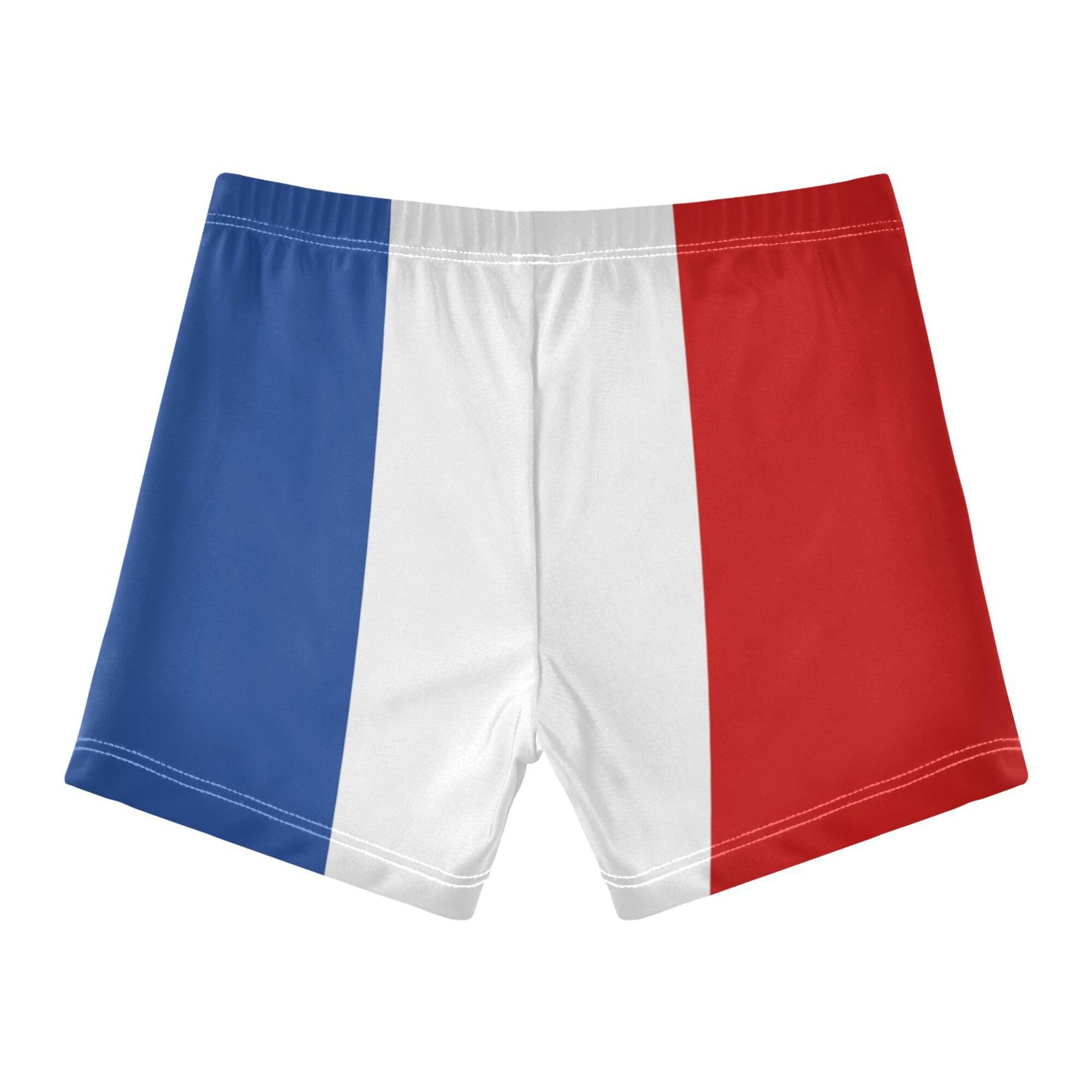 France Flag French Flag Icon Boys Swim Trunks Kid's Swim Pants Swim Shorts Bathing Suit Swimsuit Swimwear Multicolor
