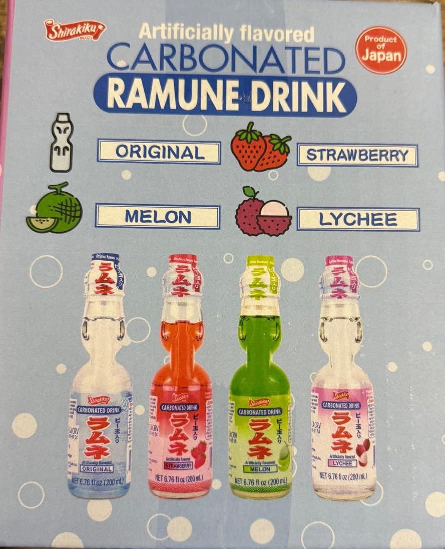 Amazon.com : Ramune Japanese Soda Variety Pack - Shirakiku