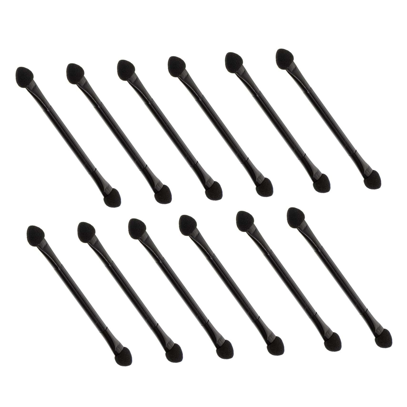 minkissy 30pcs Dual-end Eye Shadow Lightweight Portable Makeup Tools for Women Sponge Brush