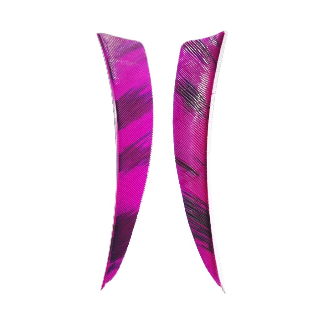MILAEM 50pcs Tiro con L'Arco Piume di Freccia 4 Pollici Naturali Piuma Fletches Fletching per DIY frecce da Caccia Ala Destra