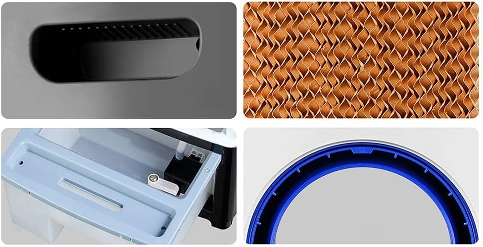 Evaporative Coolers Air Coolers Evaporative Coolers Portable Humidifier Misting Evaporative Small Air Conditioner Fan and Bladeless Noiseless Fan for Office Dorm Room