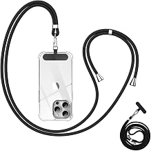 Anfire Universal Cell Phone Chain for All Smartphones Mobile Phone Lanyard Outdoor Travel Cell Phone Holder Adjustable Removable