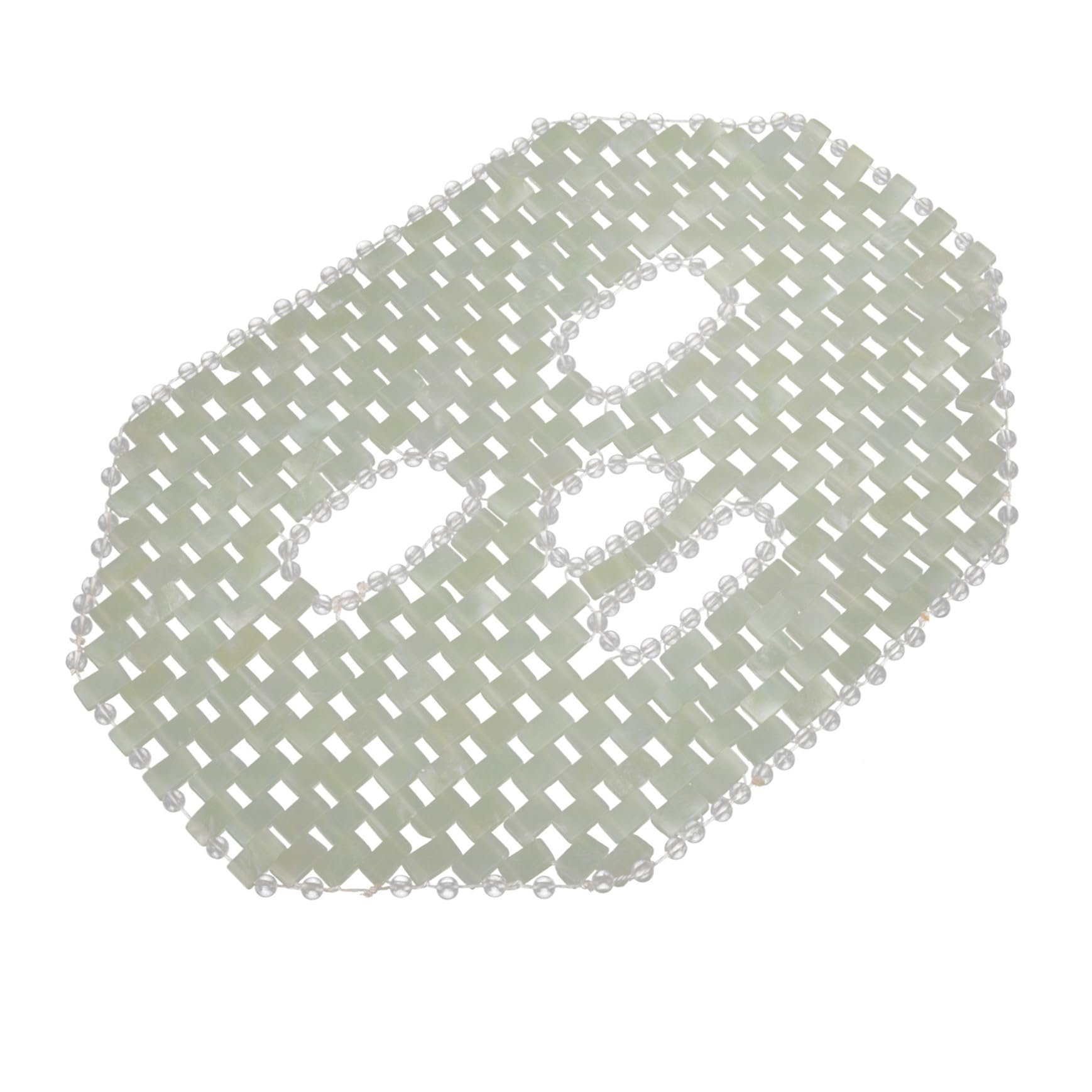 FRCOLOR Natürliche Jade Gesichtsmaske mit Kühlfunktion und Massage Spa Kühlmaske für Frauen Schmerzlindernd für Zuhause und der Tiefenreinigung