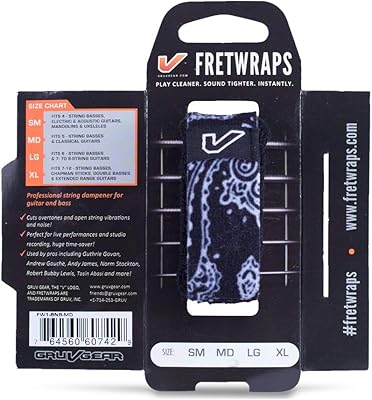 Gruv Gear Bandana FretWraps , Small, Black