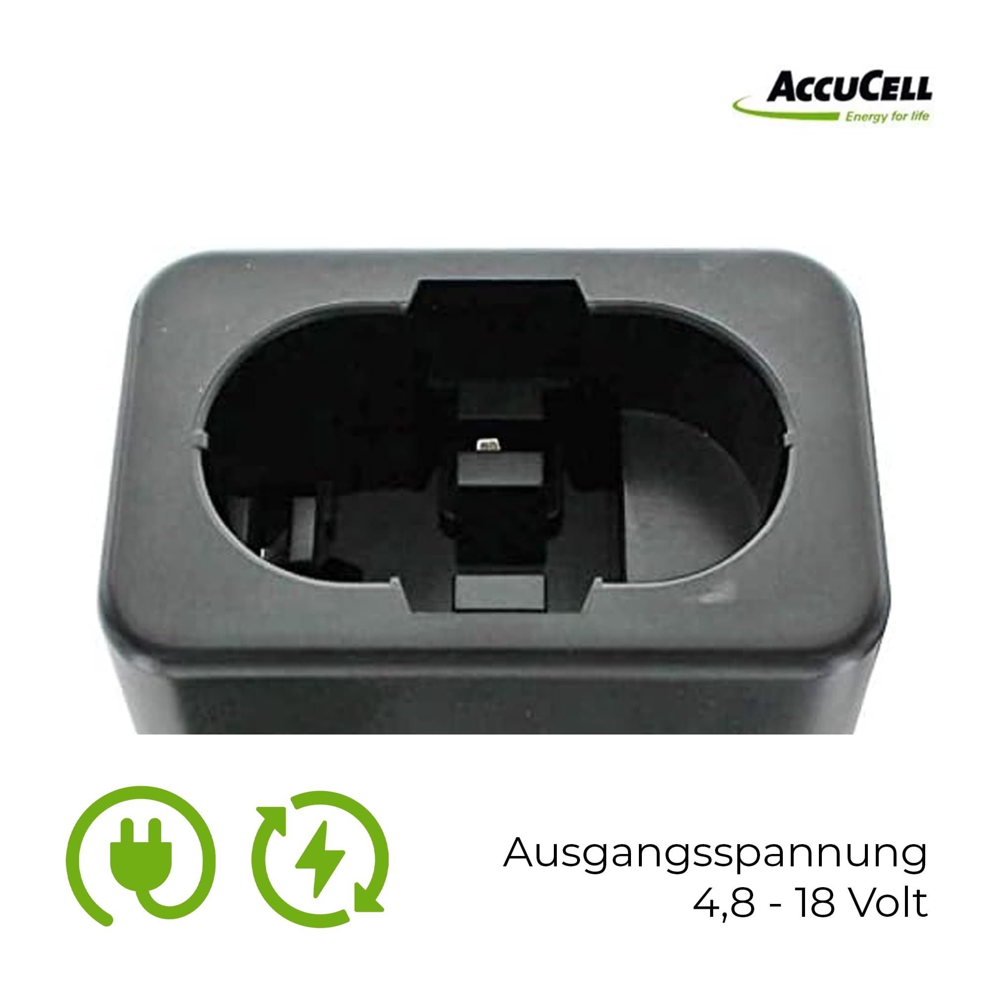 AccuCell Cargador para batería de herramientas Bosch 4,8 hasta 18 V NiMH 2607335035