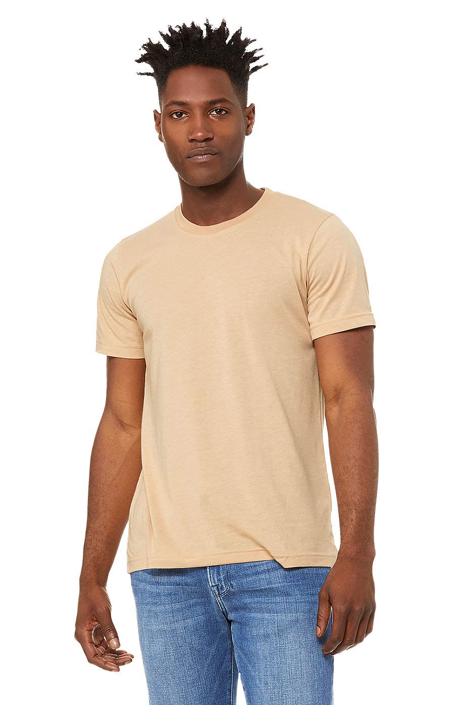 Bella Canvas Unisex Heather CVC T-Shirt (3001CVC) -Heather EM -XS