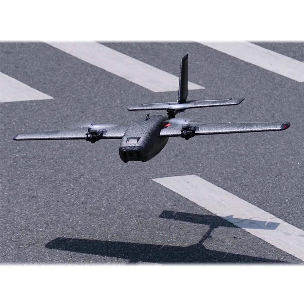 Aeroplano RC, design VTOL con doppio motore, costruzione in schiuma EPP, montaggio facile in 1 minuto, perfetto per volare all'aperto e regalo per adulti