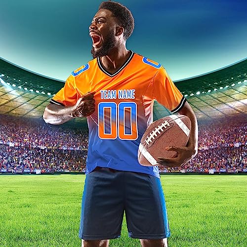 Custom Football Jersey Personalized Team Name Number Practice Jerseys Customized Football Shirt for Men Youth Women Kids - Image 6