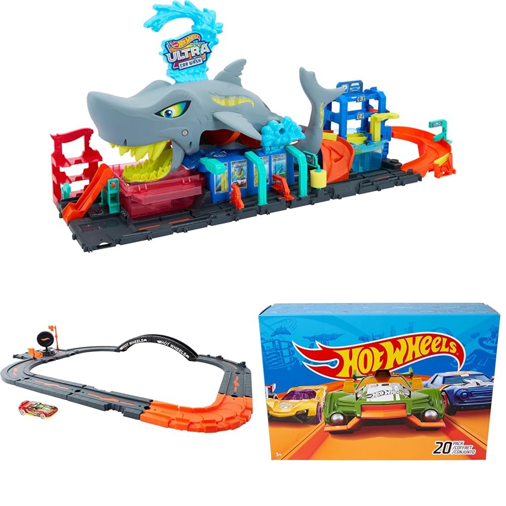 Cocodrilo TÃºnel De Lavado Hot Wheels Pista De Carros Hot Wheels