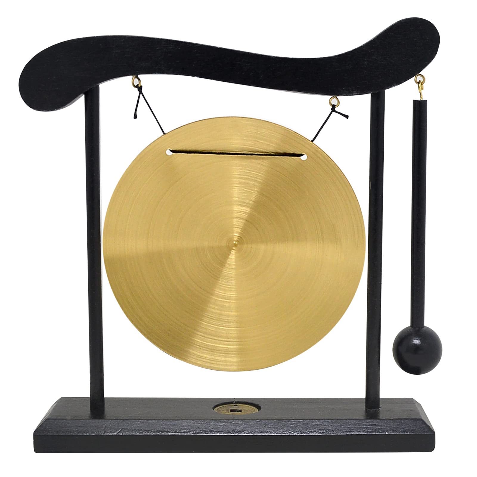 Zen Art Ottone Feng Shui Desktop Gong (W1649)