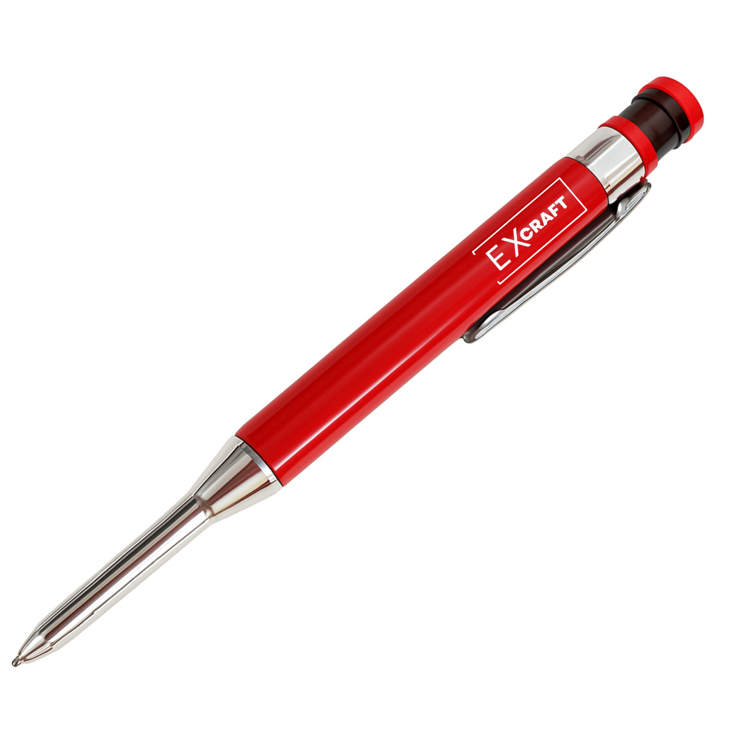 Amazon.com : Red Premium EXcraft Metal Mechanical Carpenter Pencil