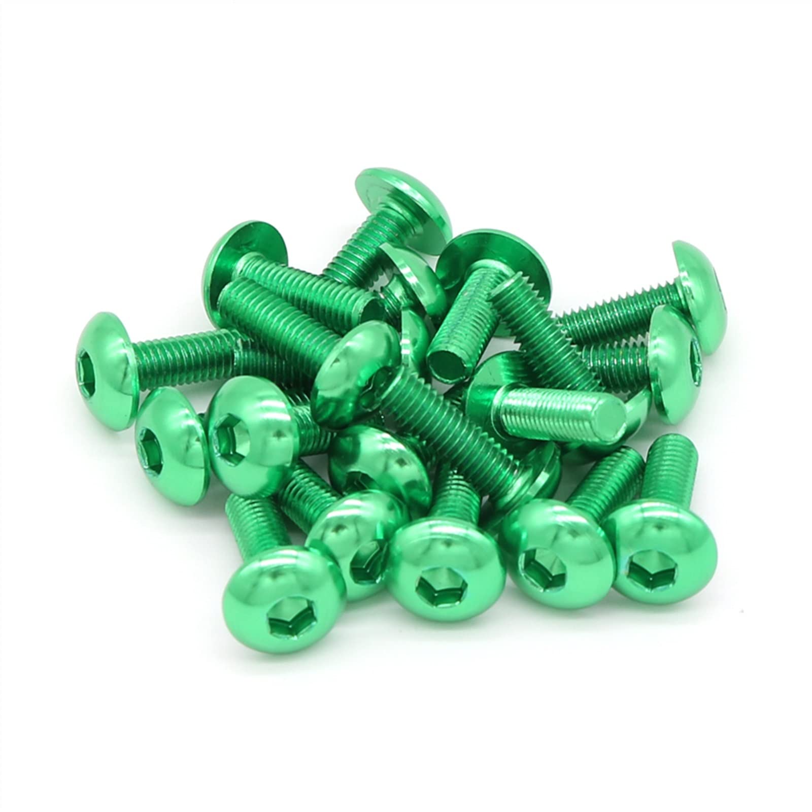 158pcs Kit Boulons Carénage Moto Argent - Vis Pare-Brise Clips Aluminium Avec Clés