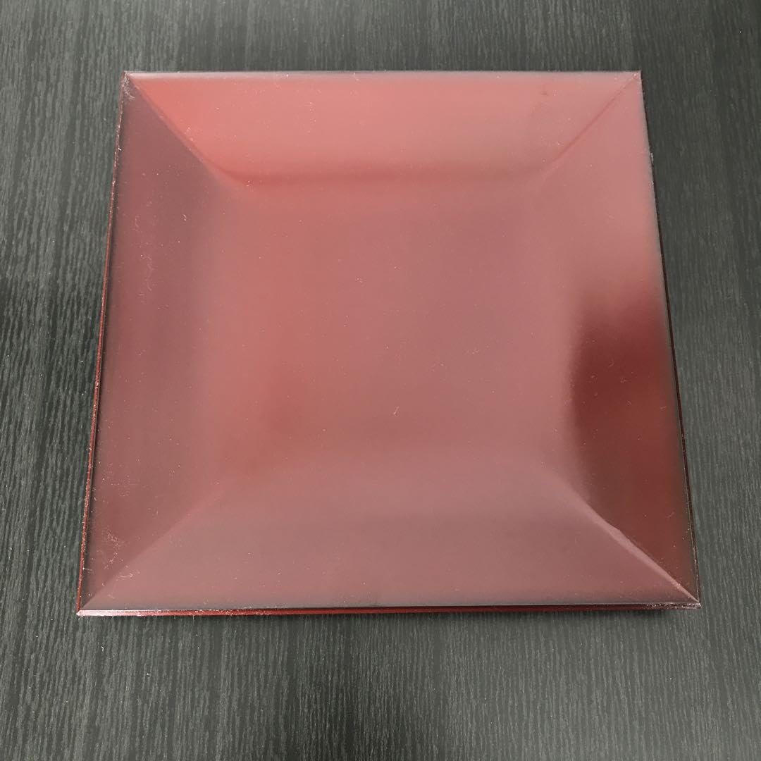 Amazon | 山田平安堂 漆器 四方皿 宮内庁御用達 Lacquerware 管理.KTSS