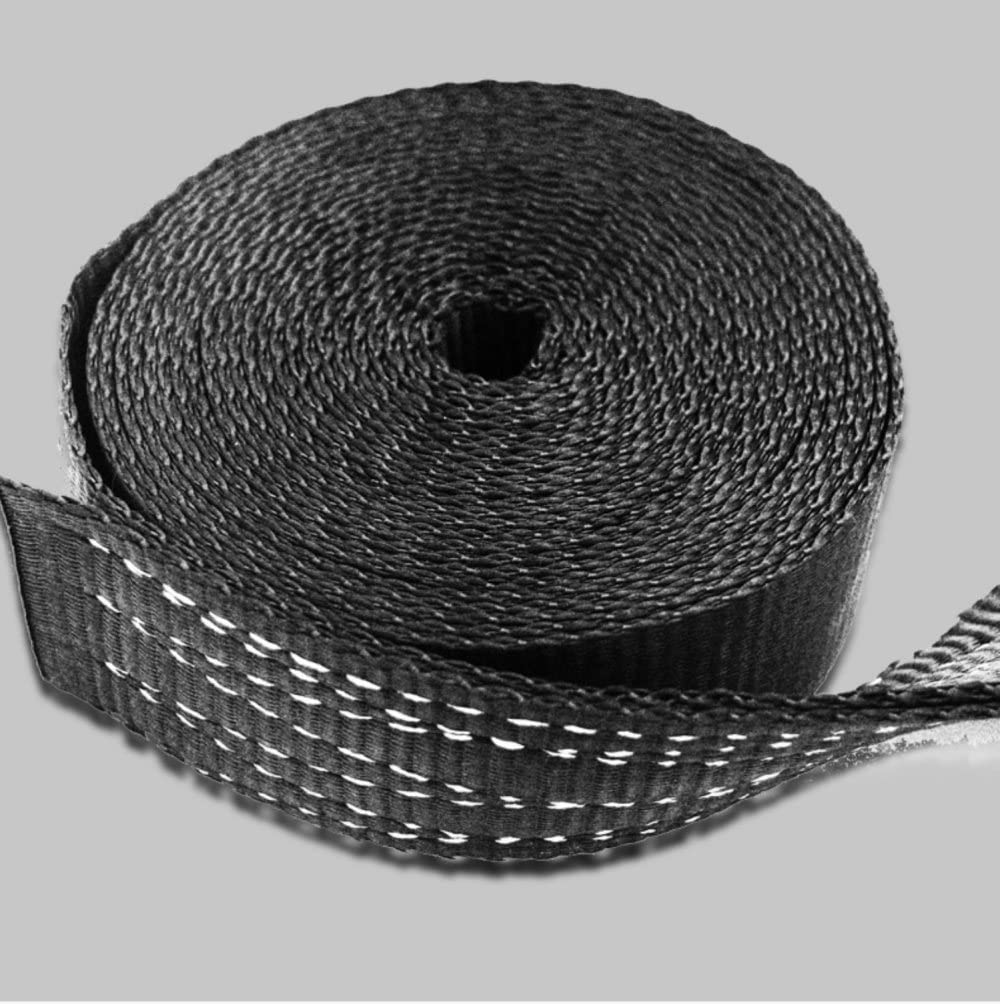 Correas de amarre con ganchos para cinturón de remolque, correa de tensor, cinturón de carga para automóvil, tensor de camión, doble gancho de 19 mm de grosor, 6 m