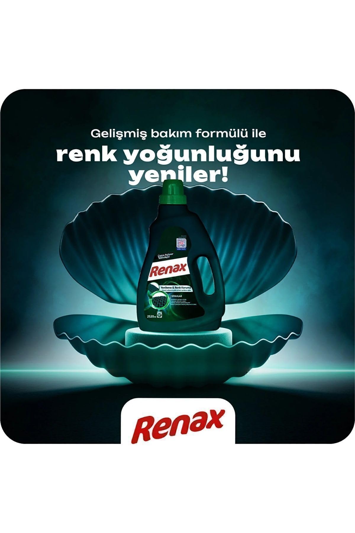 Renax Sıvı Çamaşır Deterjanı 2520 ml Siyahlar