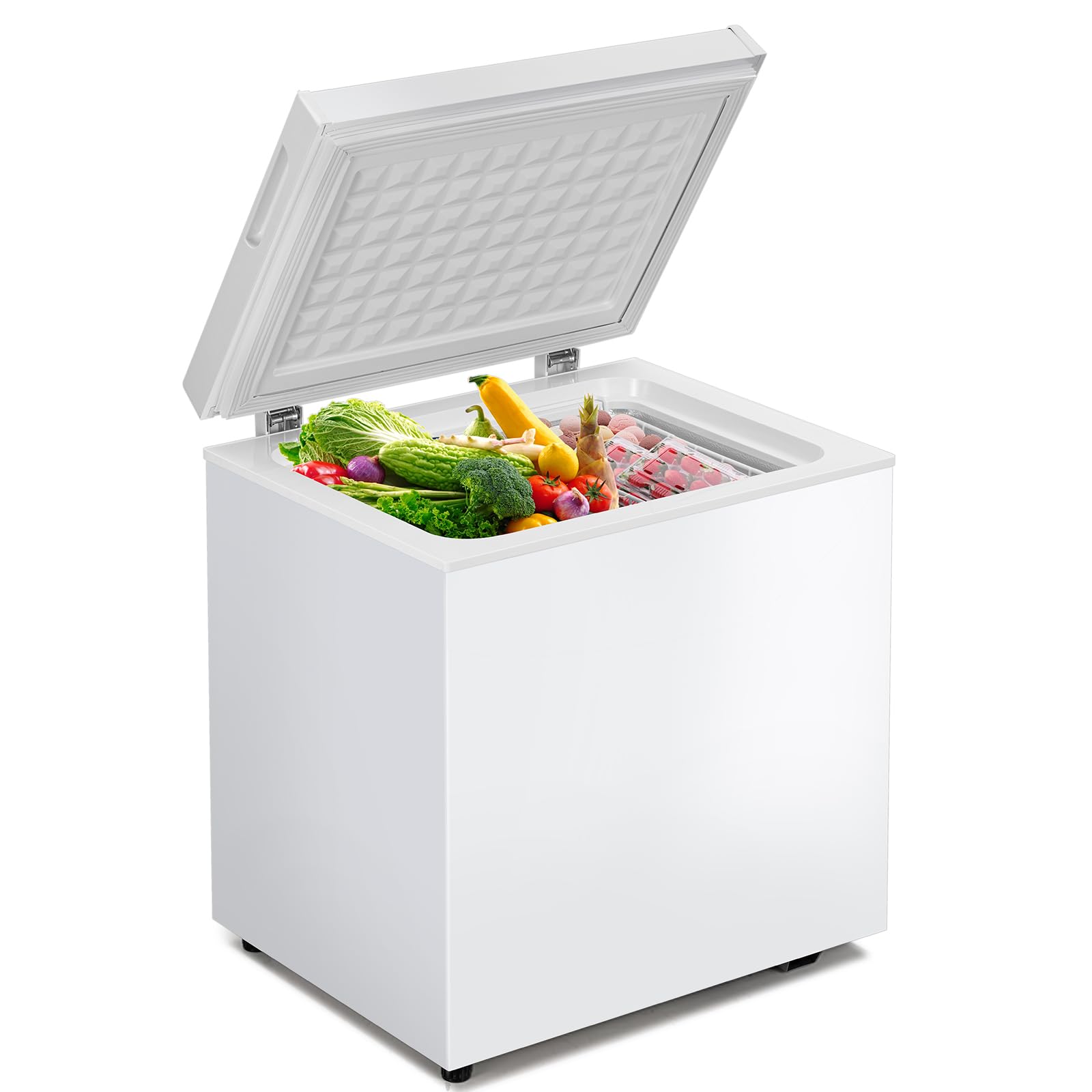 Stopsad 3.0 Cu.Ft Upright Freezer, Small Mini Freezer Hold Up to 85L with Adjustable 7 Thermostat & Removable Shelves, Compact Freezer with Reversible Door, Energy Saving for Home/Apartment/Garage on Fridge.com