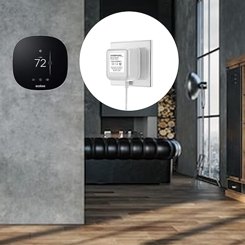 Miniatura 5 de Transformador de 24 voltios, termostato adaptador de corriente de cable C de 500 mA, competible con Nest, Ecobee, Sensi Doorbell y cualquier timbre,