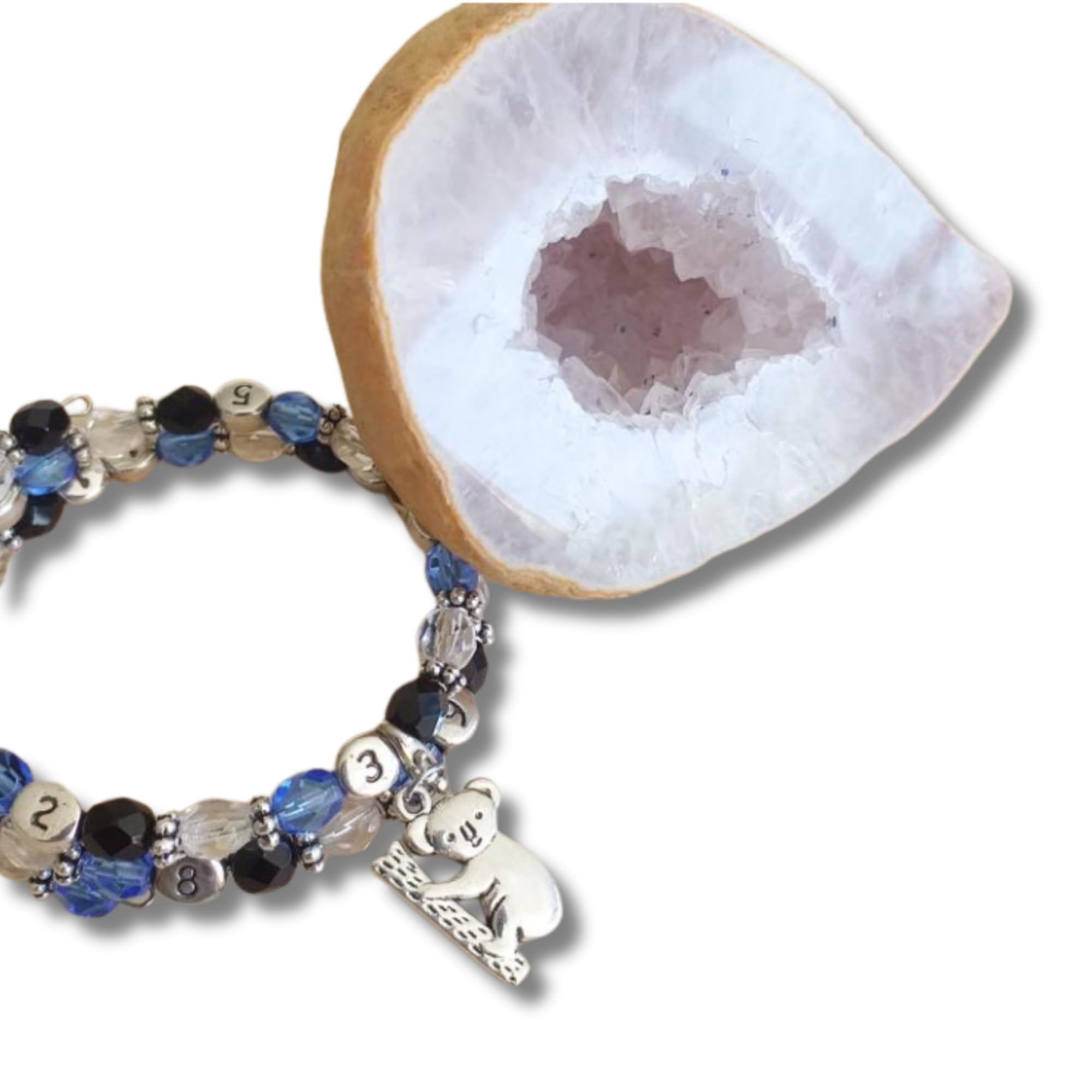 Bracelet d'allaitement - permet de noter l'heure de la dernière tétée ou dernier biberon - modèle Nakry