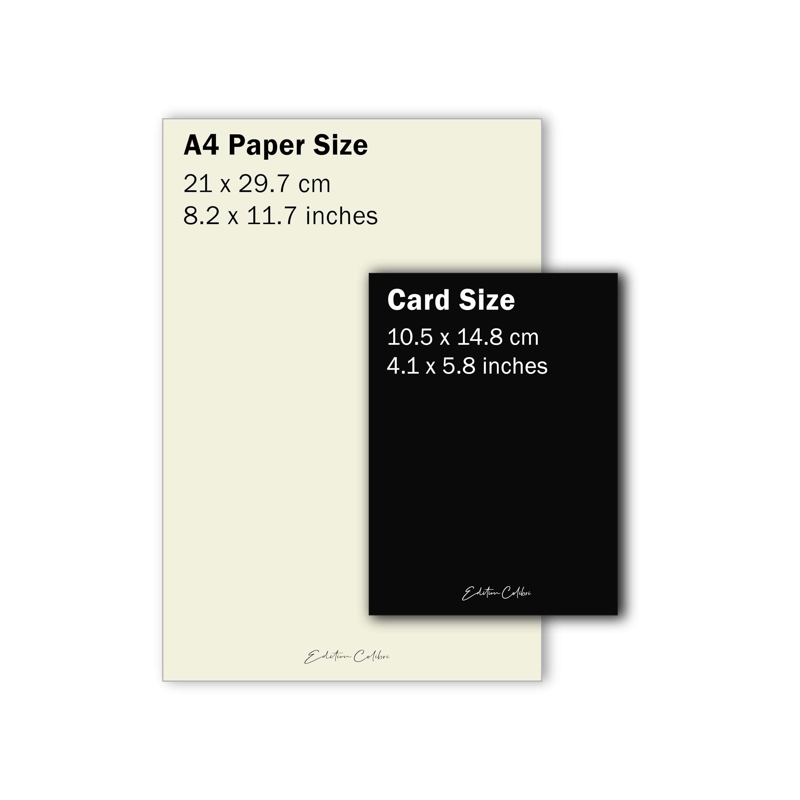 Edition Colibri Carte De Vœux D'anniversaire Avec Enveloppe, Carte