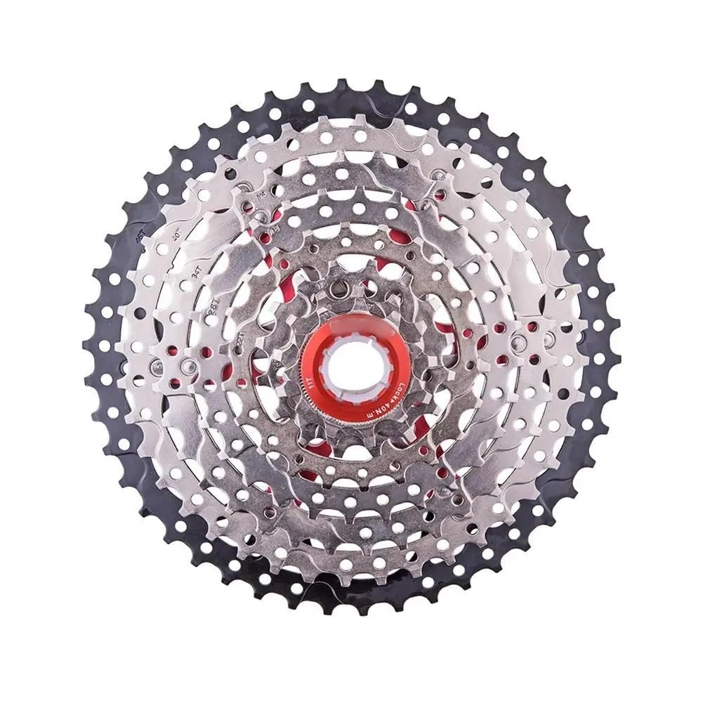 Fahrrad Zahnkranz 8-Fach 46T großes Zahn-Schwungrad-Mountainbike-Kassetten-Kettenrad Stahl Freilauf MTB-Fahrradteile Fahrrad Kassetten