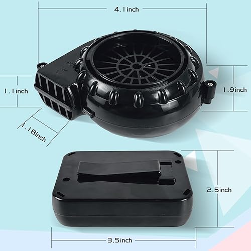 Miniatura 8 de 2 paquetes de mini ventilador de Halloween para disfraz de dinosaurio, juegos inflables, ropa, trajes de fiesta de cosplay