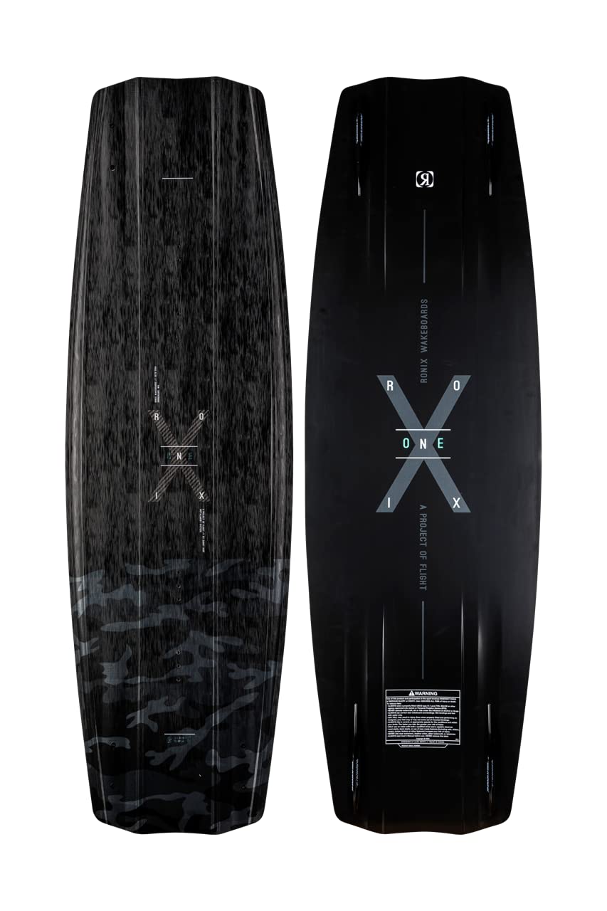 RonixOne Timebomb Fused Wakeboard, Core Mineral Black, 138 cm