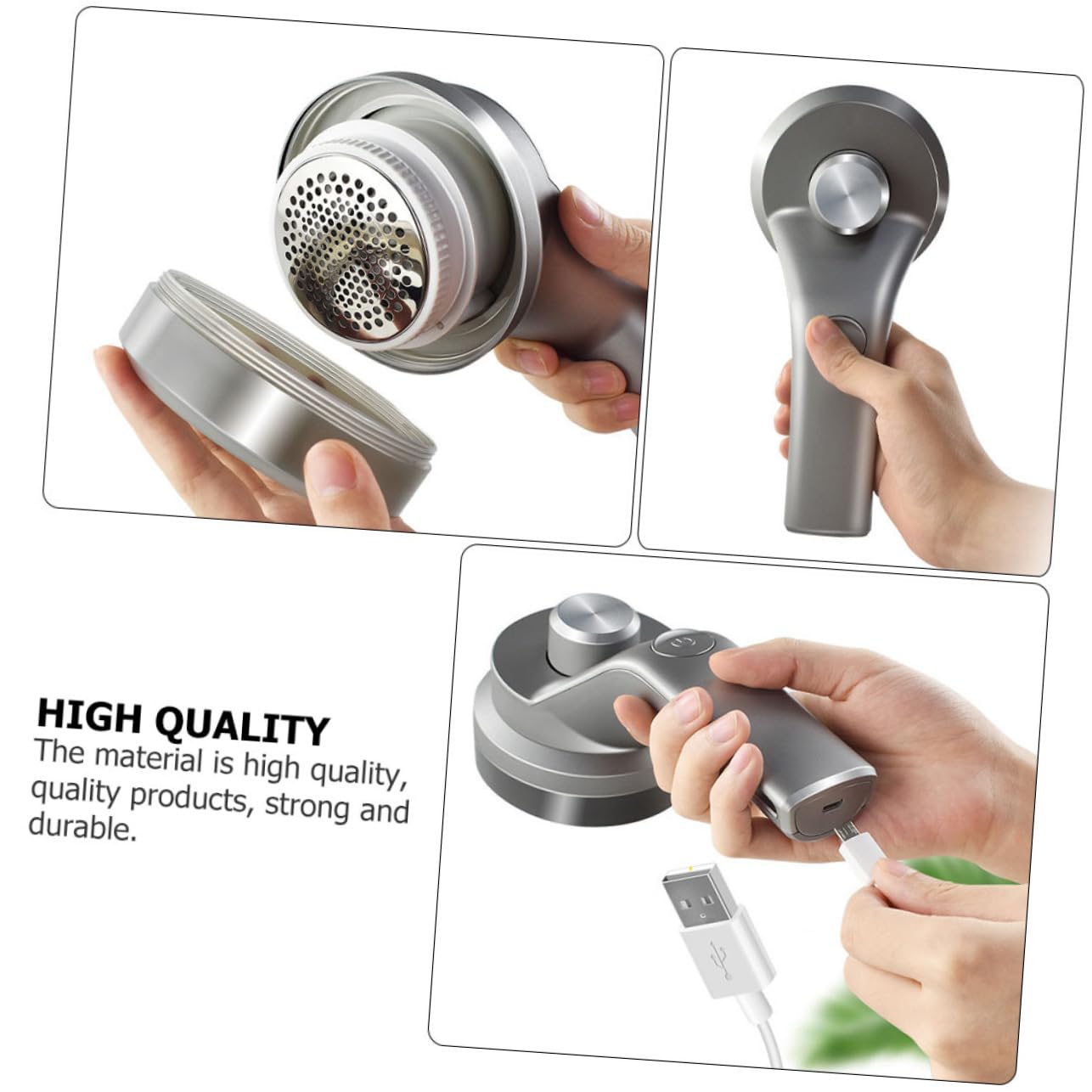 1pezzi Rasatore Elettrico Ricaricabile Per Tessuti Levapelucchi Usb Portatile Piccolo e Maneggevole Per Rimuovere e Pallini Abbigliamento Per e Coperte
