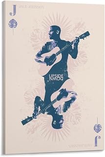 ZJPOJPH Jack Johnson By Upside Down Canvas Poster Wall Art Decor Print Picture Paintings for Living Room Bedroom Decoration Frame-style 12x18inch(30x45cm)