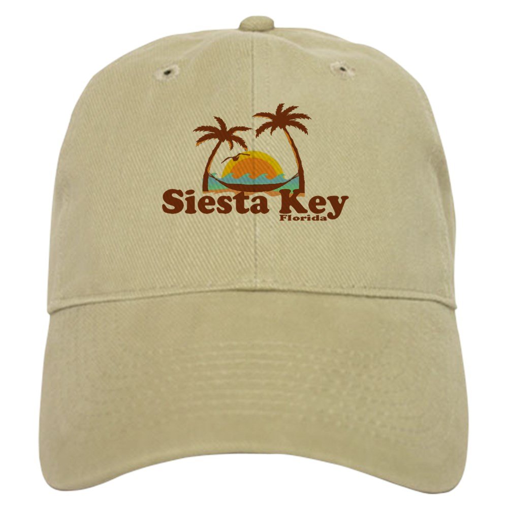CafePress Siesta Key FL Cap Adjustable Baseball Cap