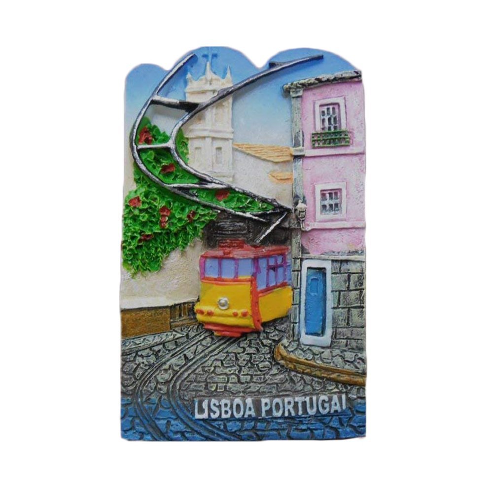 3D Lisbon Portugal Souvenir fridge magnet,Home & kitchen decoration Lisboa Portugal refrigerator magnet